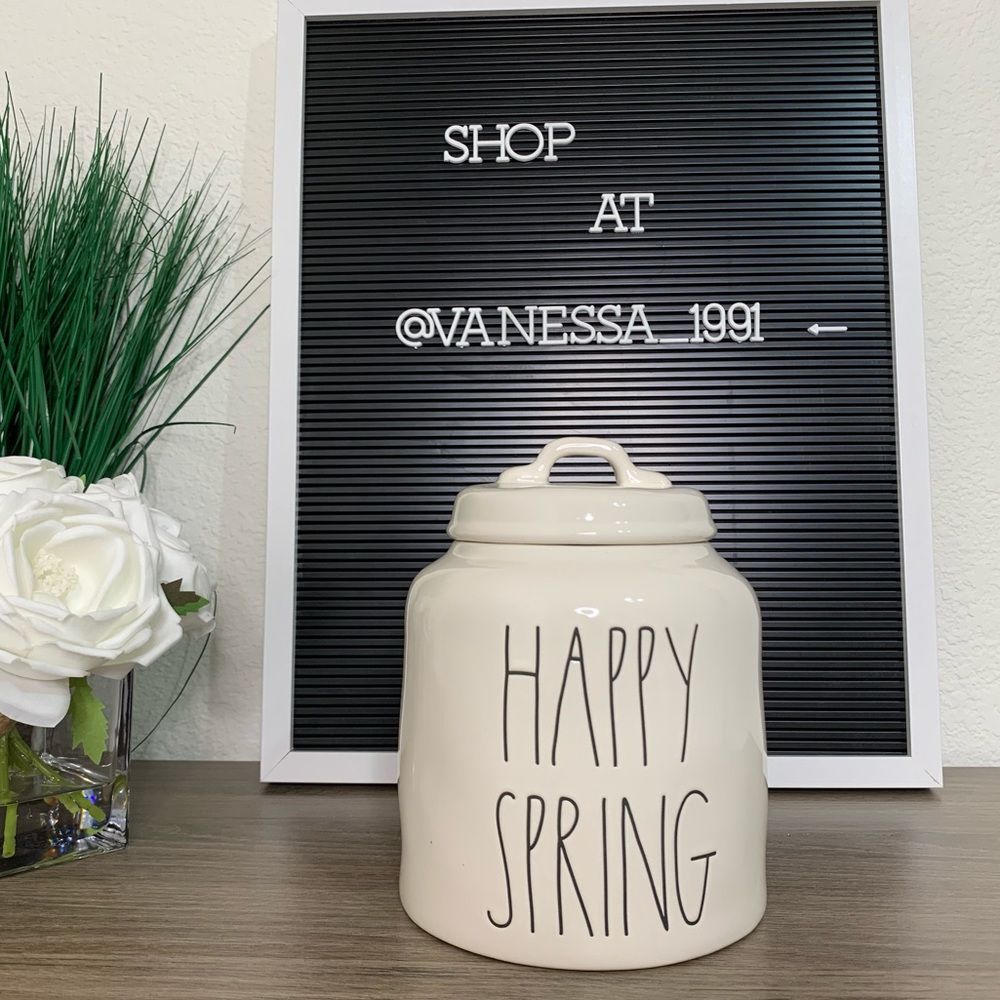 Rae Dunn Happy Spring Canister